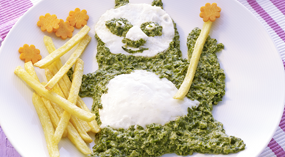 Szpinakowa panda Szpinakowa panda