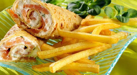 Łososiowy wrap