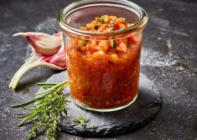 Ratatouille-salsa-dip